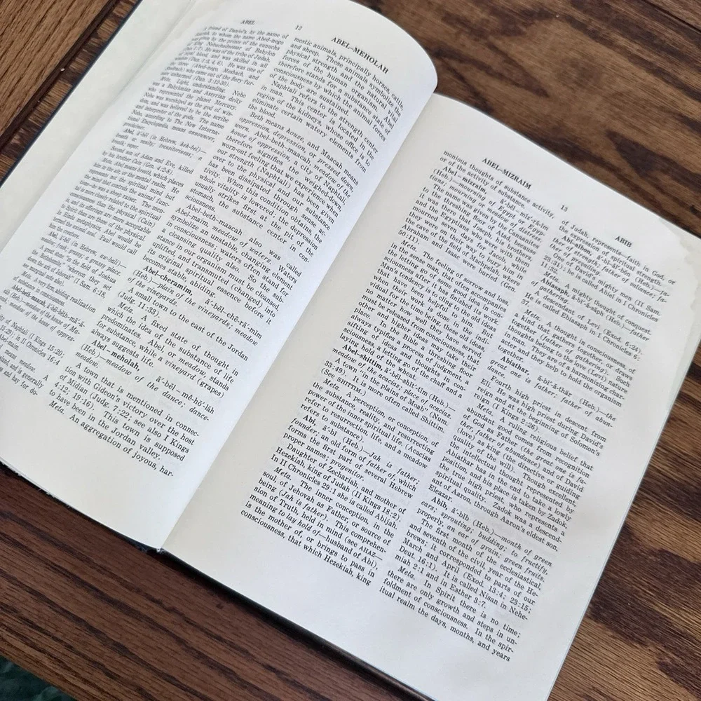 Metaphysical Bible Dictionary Unity School Christianity Reference Book